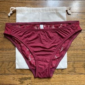 Fortnight Mira lace brief underwear